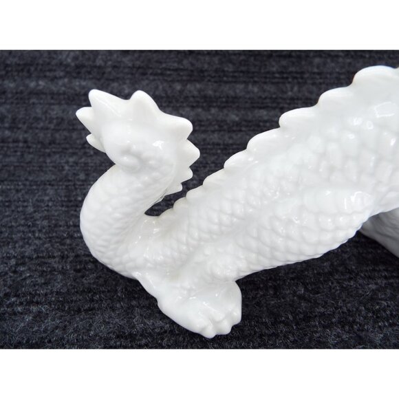 Vintage Otagiri OMC Japan White Porcelain Dragon Figurine - Picture 10 of 14
